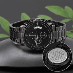 To My Husband Your Last Everything (Charcoal Black) – Men's Watch