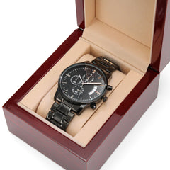 To My Husband Your Last Everything (Charcoal Black) – Men's Watch