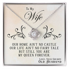 My Queen Forever - Love Knot Necklace